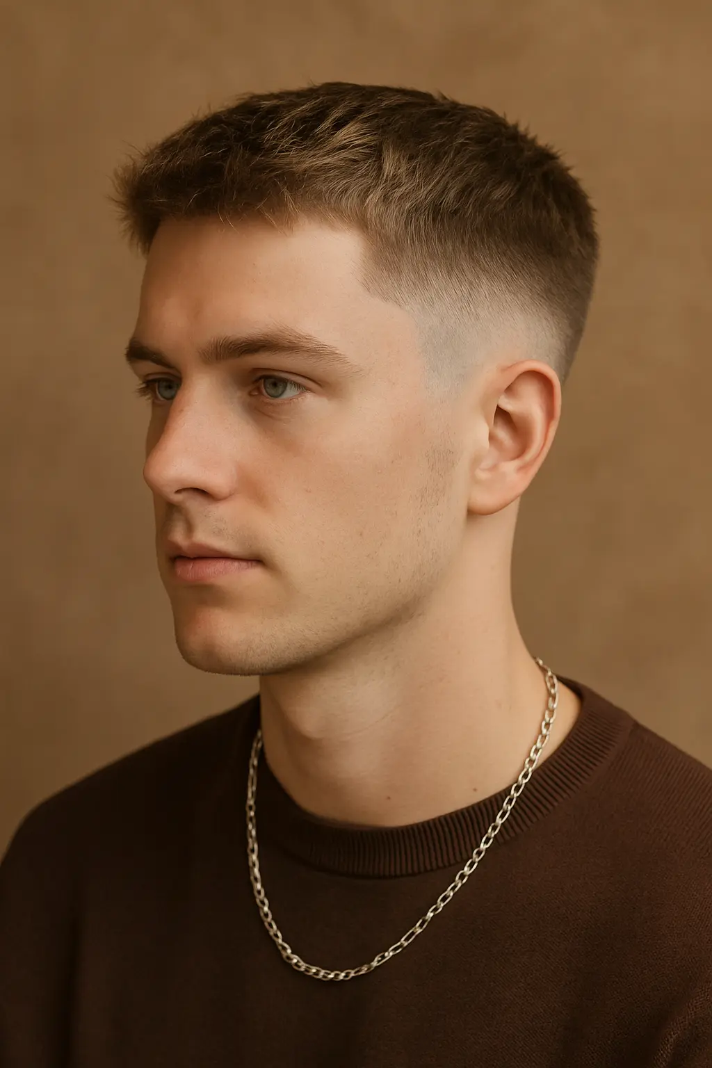 Kunde mit mittlerem Fade