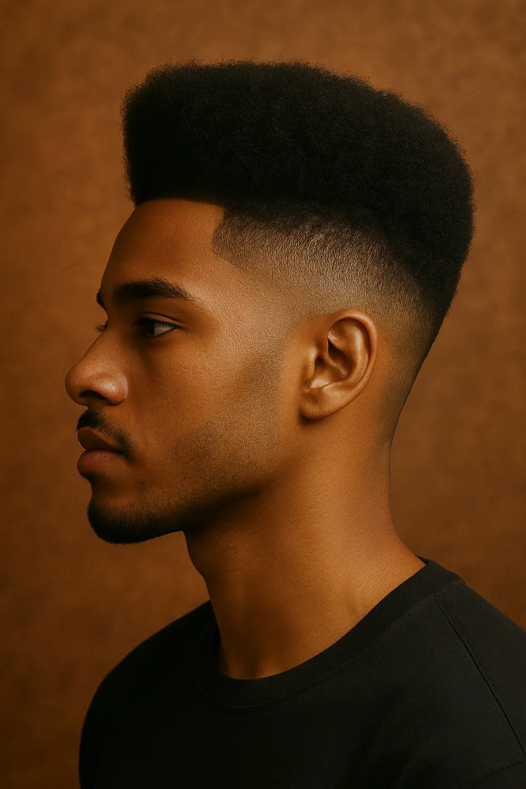 Kunde mit hohem Fade