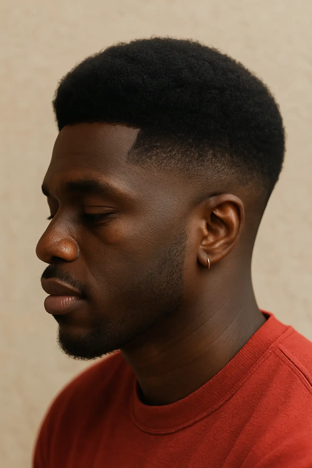 Klassischer Afro mit sauberen Linien